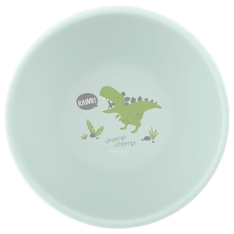 Silicone Bowl With Suction Cup Dinosaur By Stephen Joseph - Image 3