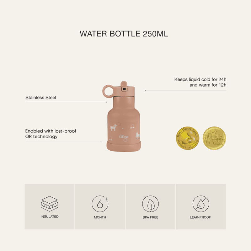 Water Bottle 250 ml - Spaceship By Citron - Image 4