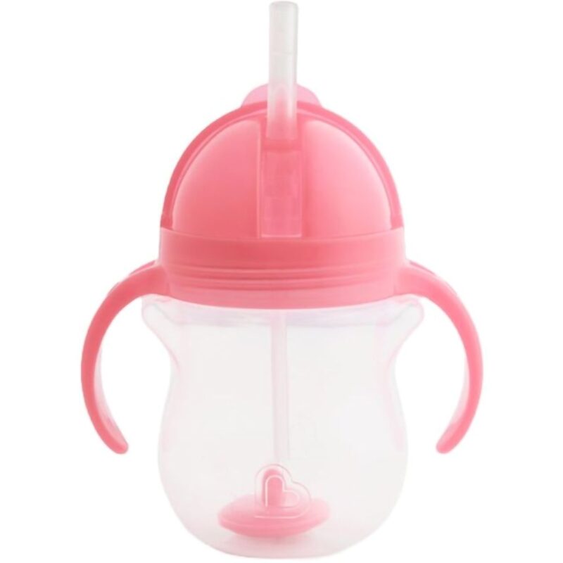 Munchkin Tip & Sip Straw Cup 6m+207ml Pink