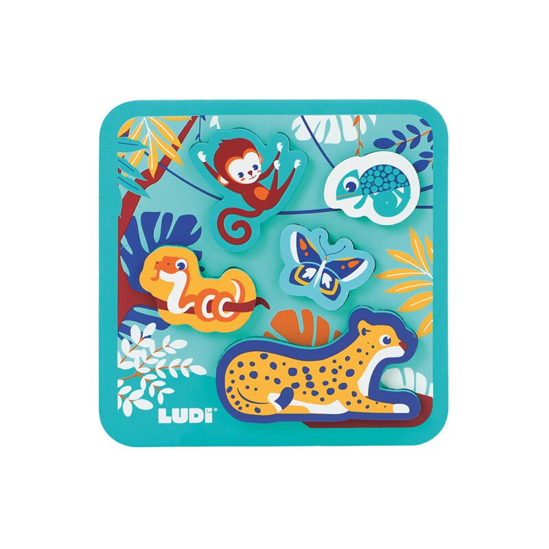 Wedges Made Of Soft Material "Jungle" By Ludi