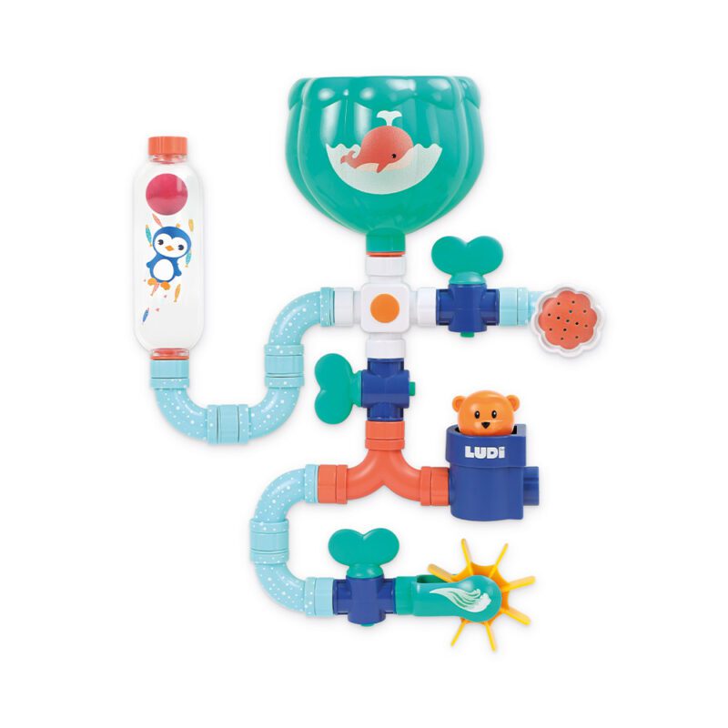 Bath Toy Water Path "Whale" By Ludi