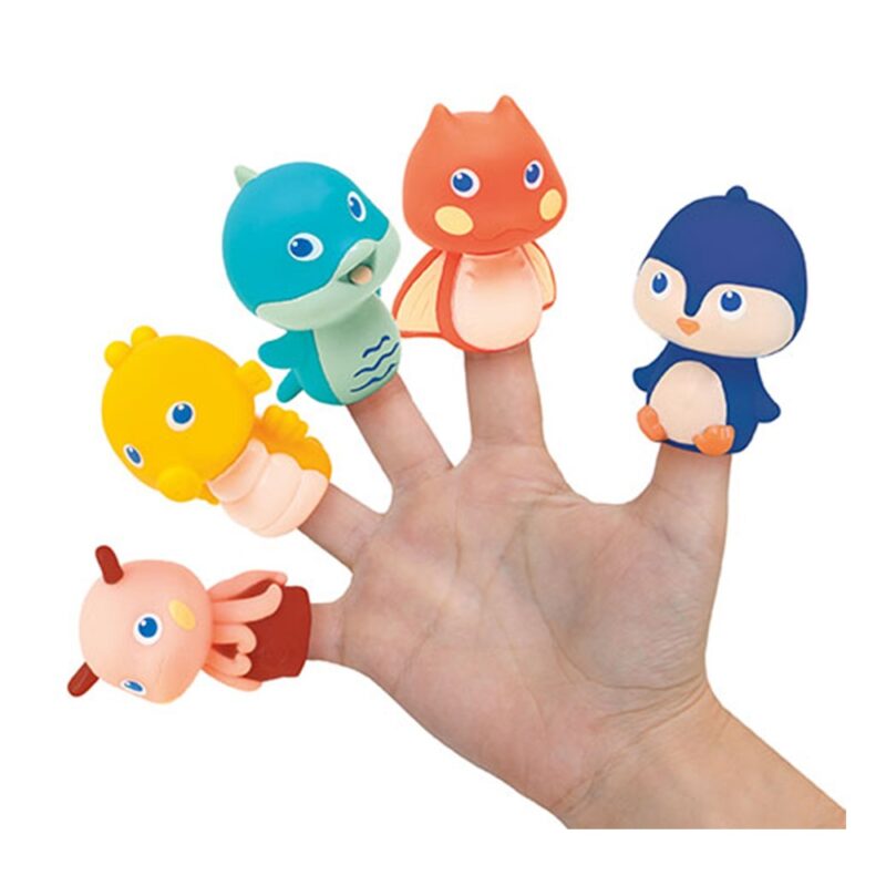 Bathroom Booklet With 5 Finger Dolls By Ludi - Image 3
