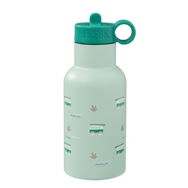Stainless Steel Thermos 350ml With Double Cap Surf boy By Fresk