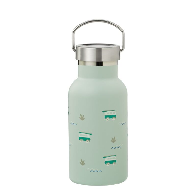 Stainless Steel Thermos 350ml With Double Cap Surf boy By Fresk - Image 3