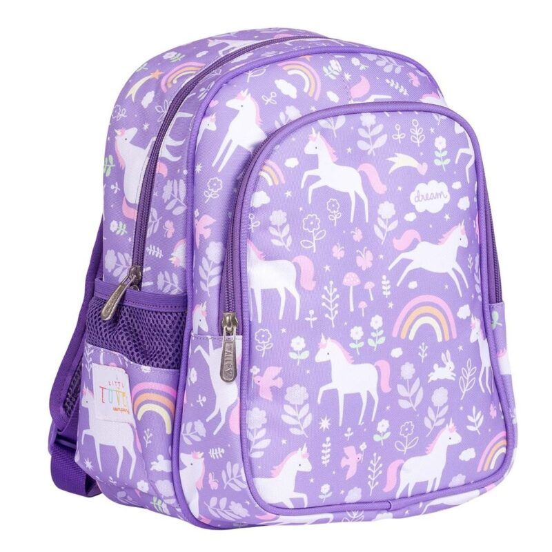 Unicorn Dreams Kindergarten Backpack By Little Lovely Company - Image 2