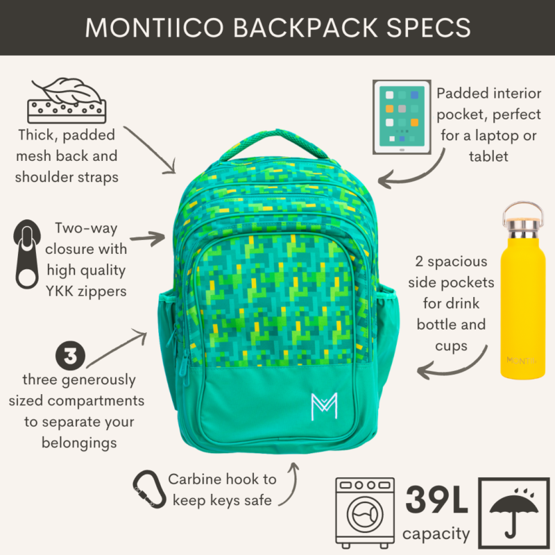 Backpack Pixels - School Bag By Montii - Image 3