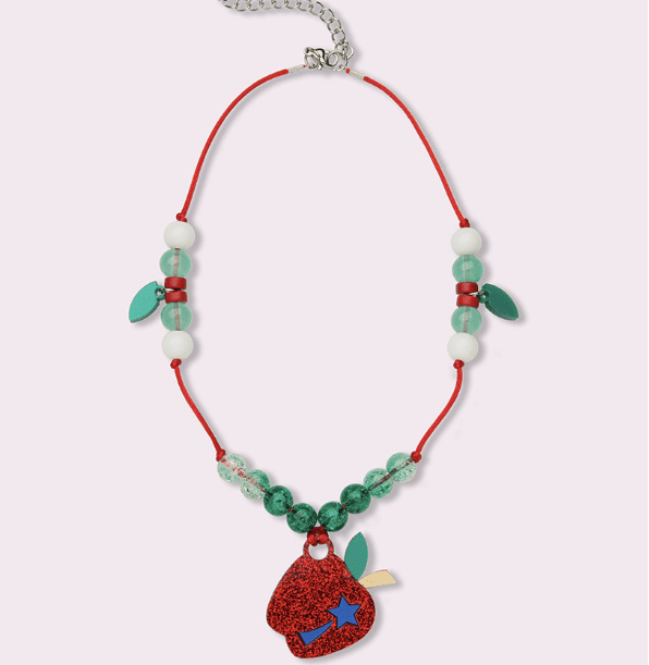 Autumn Apple Necklace By Mini Cools