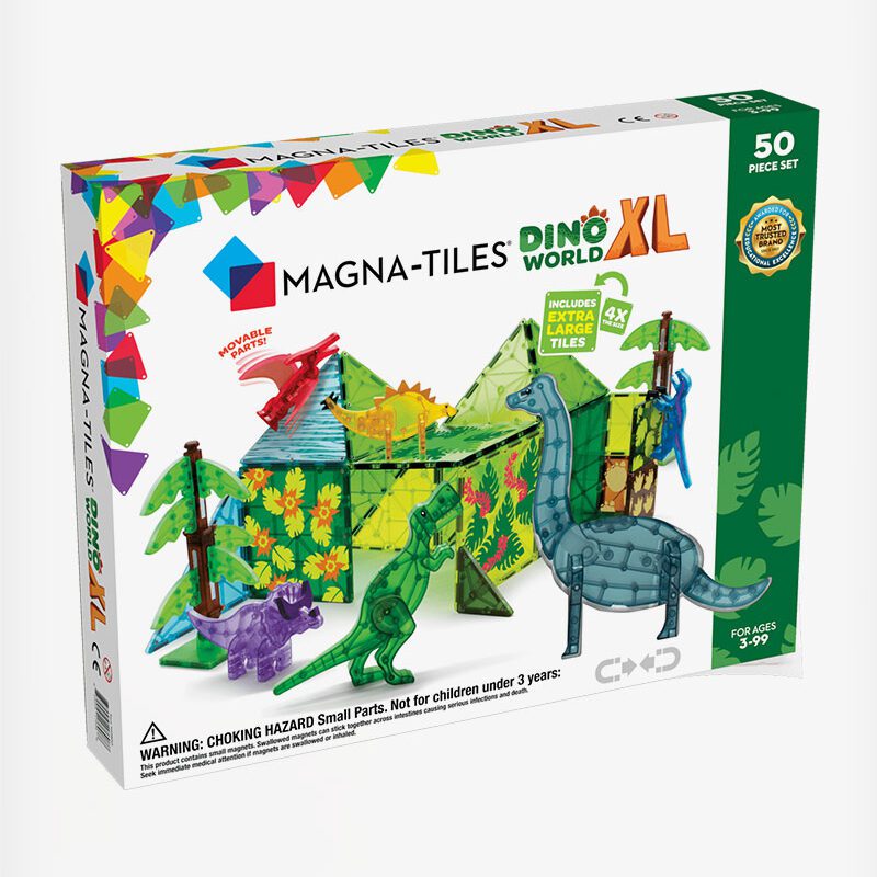 Magna Game Dino World XL 50pcs By Magna Tiles