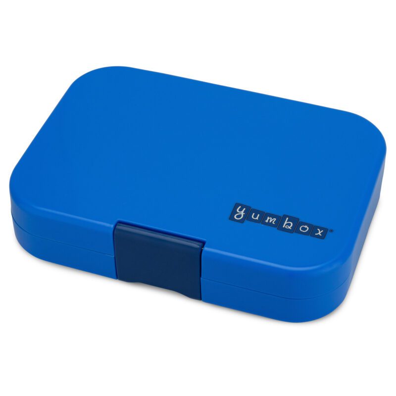 Panino - Leakproof Sandwich friendly Bento box - 4-sections - Surf Blue / Dinosaur tray By Yumbox - Image 3