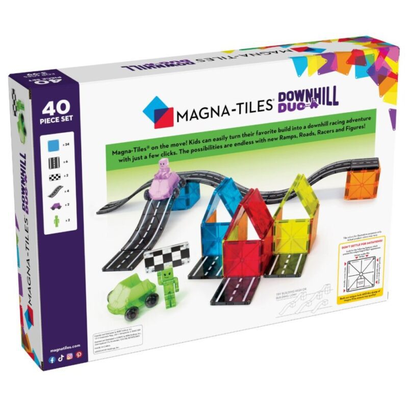 Magnetic Game Downhill Duo 40pcs By Manga Tiles - Image 4