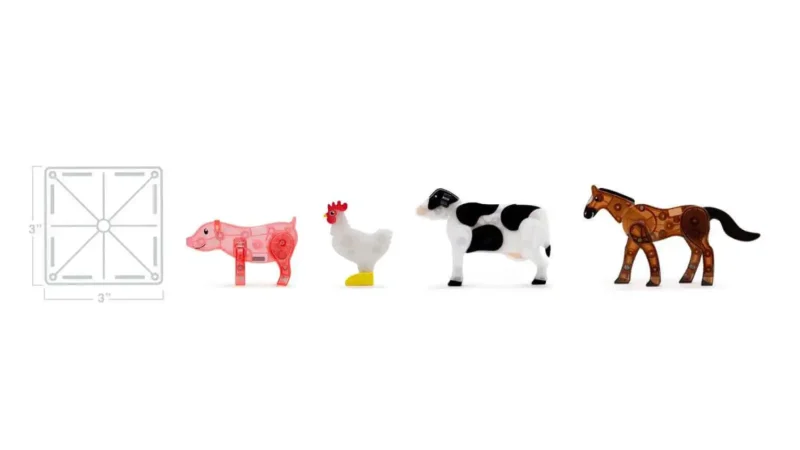 Magnetic Game Farm Animals 25pcs By Magna Tiles - Image 3