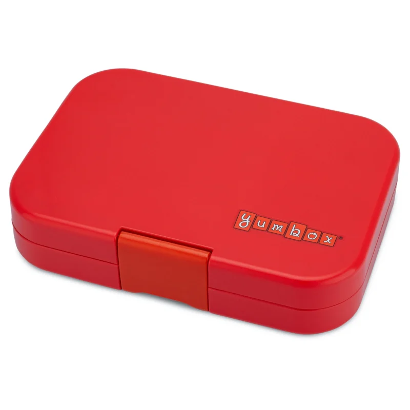 Panino - Leakproof Sandwich friendly Bento box - 4-sections - Roar Red / Race Cars tray By Yumbox - Image 3