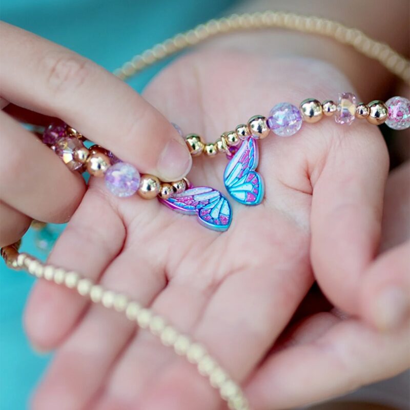 Great Pretenders Set of 2 Best Friends Necklaces Butterfly Wings - Image 2