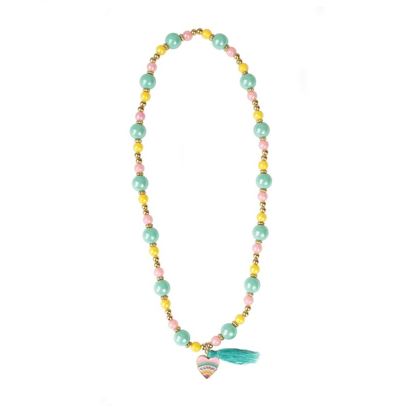Great Pretenders Mango Tango Heart Pearl Necklace