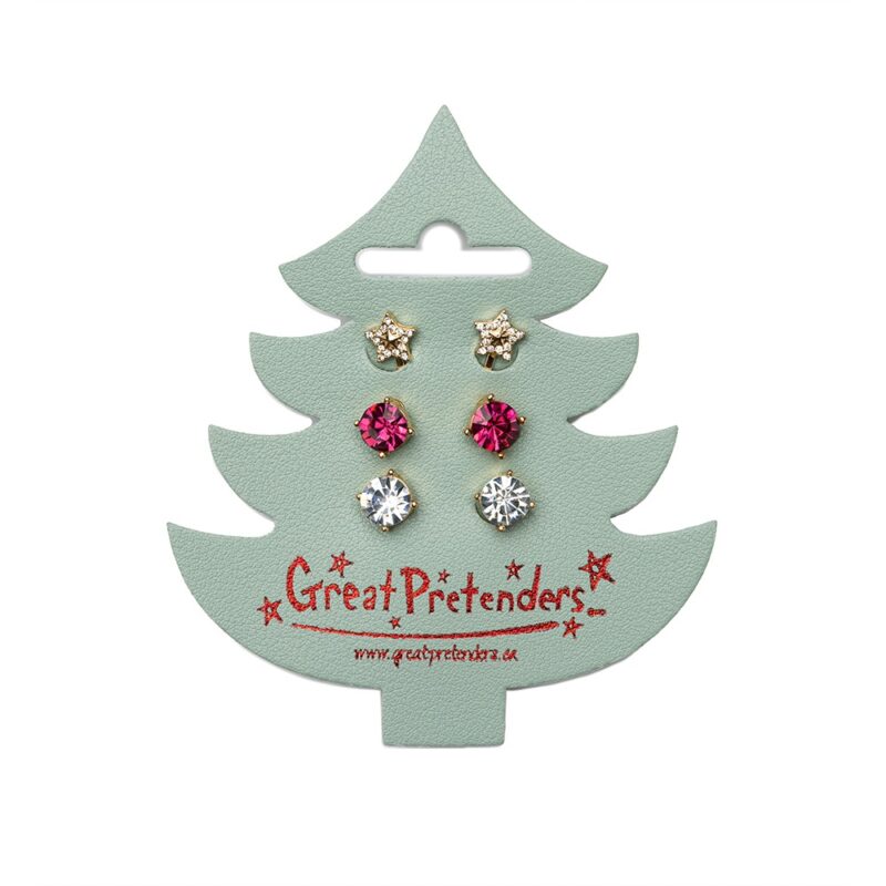 Great Pretenders Christmas Clip On Earrings Set - Image 2