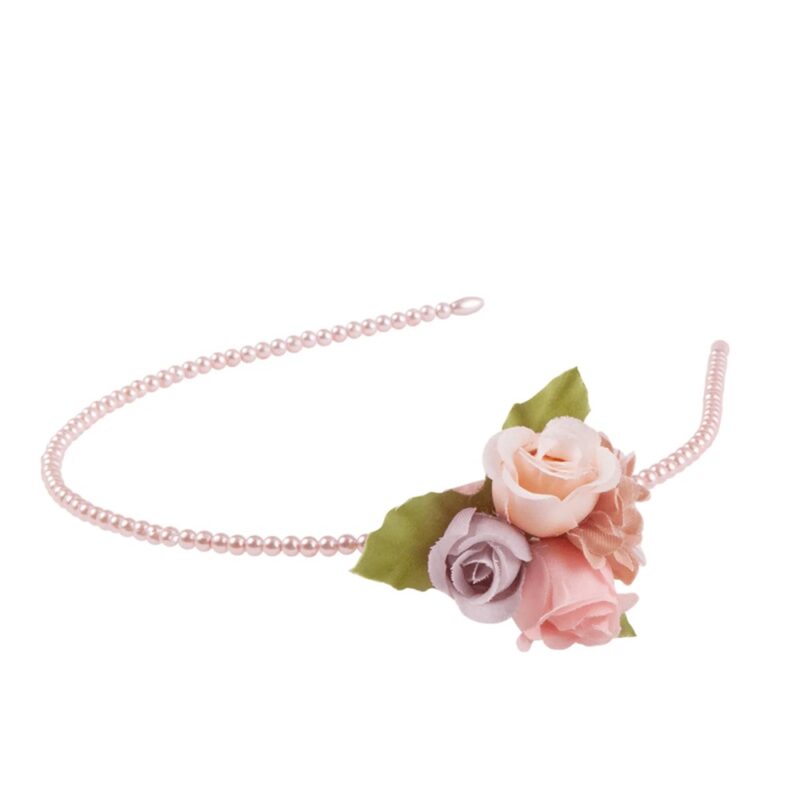 Great Pretenders Hair Clip Pearls - Roses.