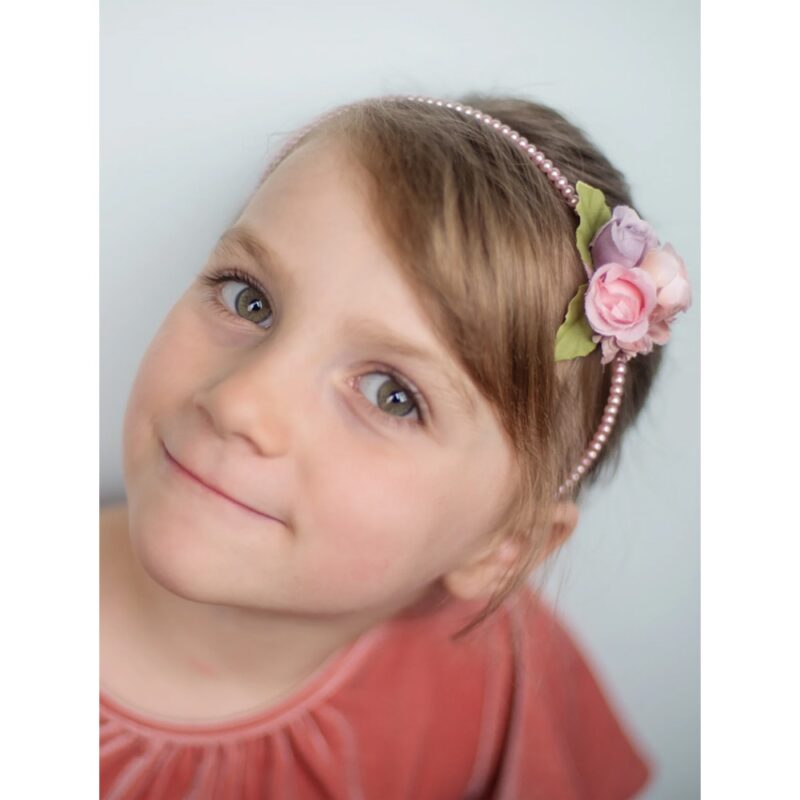 Great Pretenders Hair Clip Pearls - Roses. - Image 2