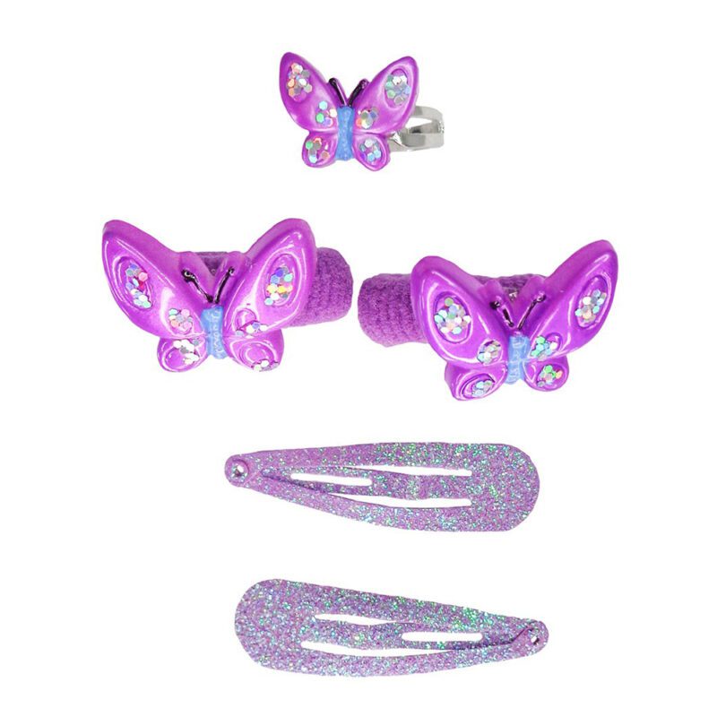 Great Pretenders Butterfly Hair Clip And Scrunchie 3 Colors