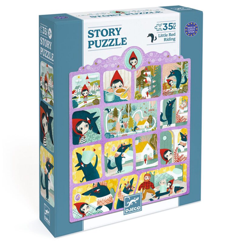 Djeco Fairy Tale Puzzle With 35 Pieces "Little Red Riding Hood"