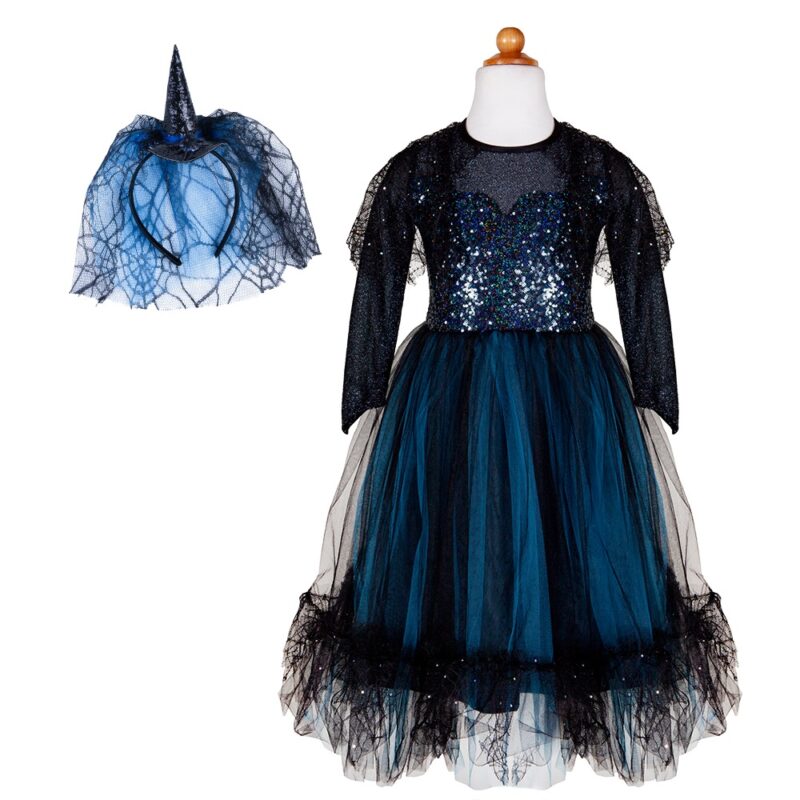 Great Pretenders Children's Costume with headband Night Witch 4-6 years