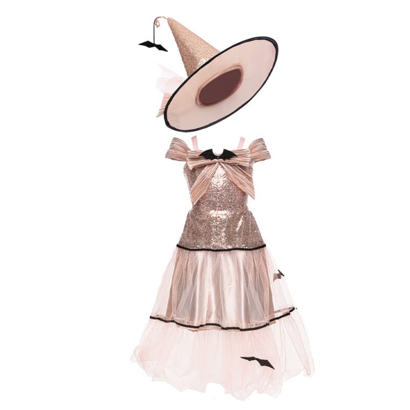 Great Pretenders Witch Costume With Rhinestones And Hat 4-6 years