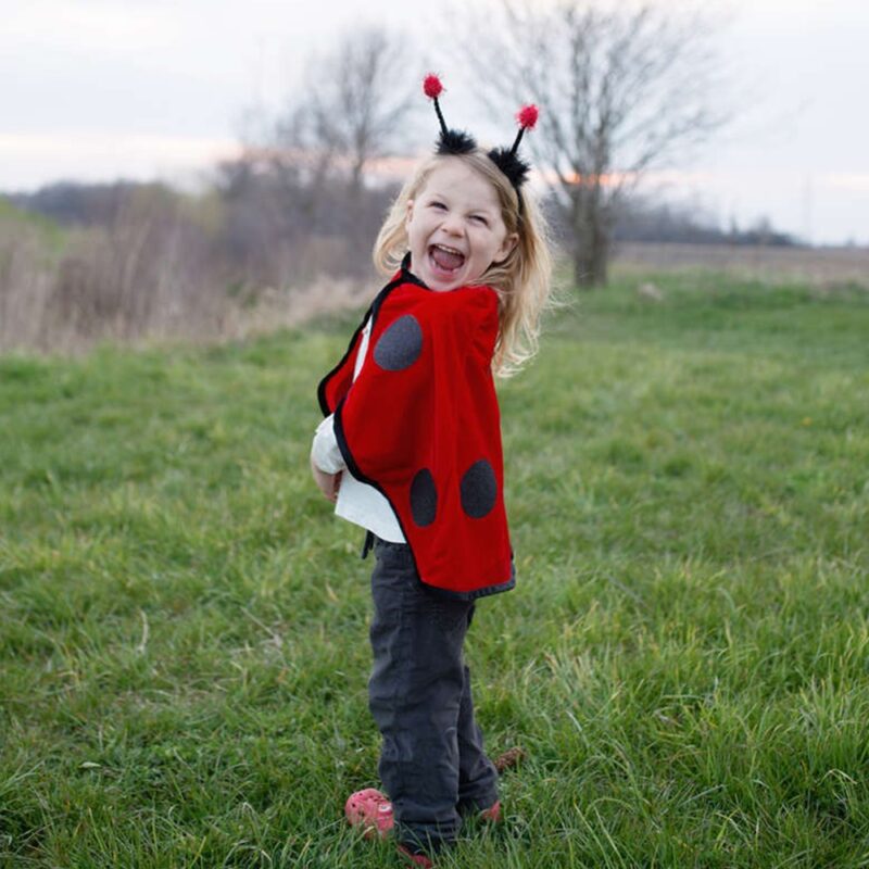 Great Pretenders Children's Cape With Ladybug Hairband 18-36 months - Image 3
