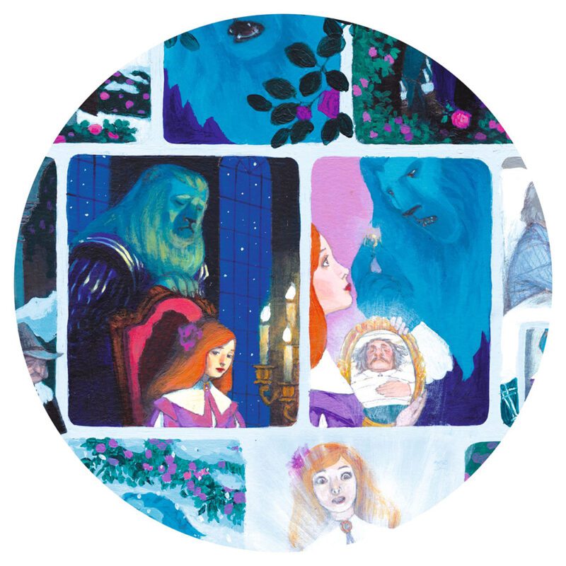 Djeco Fairy Tale Puzzle With 100 Pieces "Beauty and the Beast" - Image 4