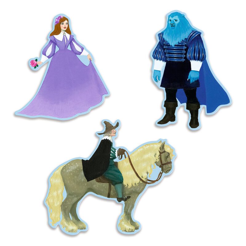 Djeco Fairy Tale Puzzle With 100 Pieces "Beauty and the Beast" - Image 5