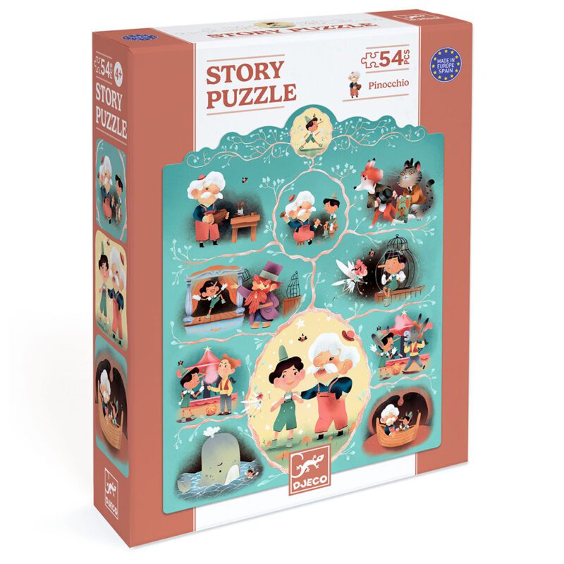 Djeco Fairy Tale Puzzle WEith 54 Pieces "Pinocchio"