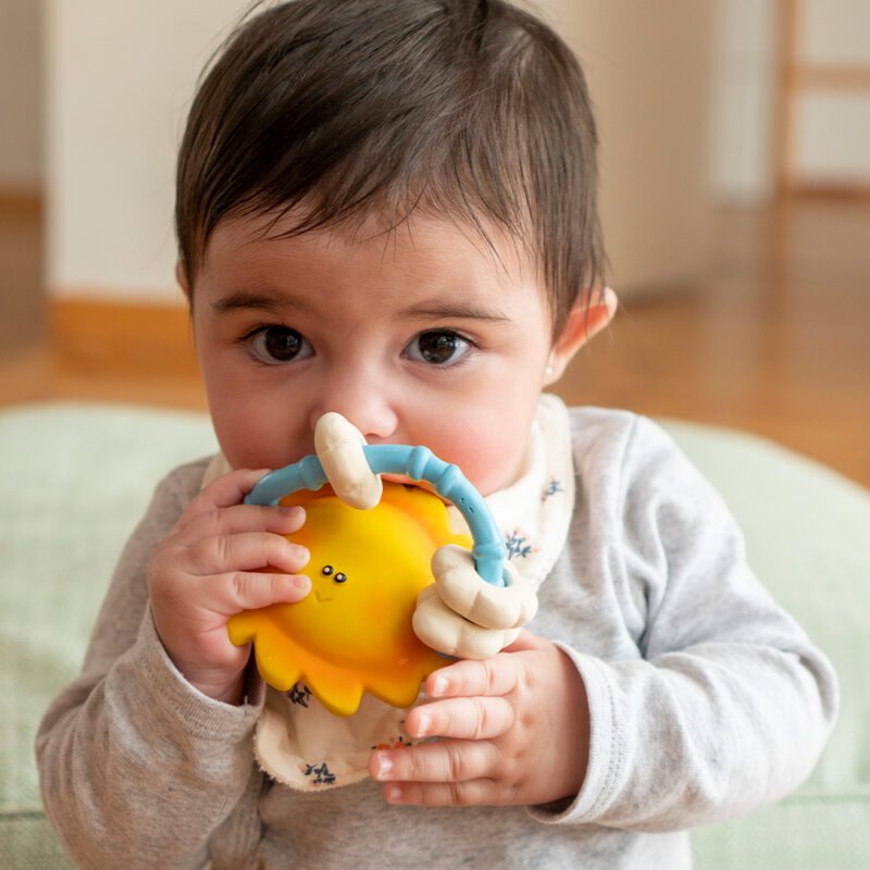 Lanco Natural Rubber Teething Chew "Sun" - Image 3