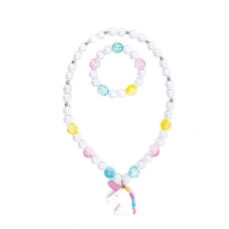 Great Pretenders Unicorn Pearl Necklace - Bracelet Set
