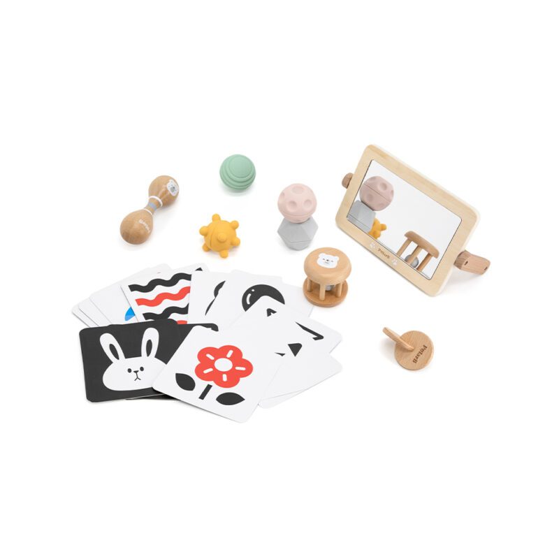 Viga Set Of Wooden Sensory Toys 0-6 months - Image 2