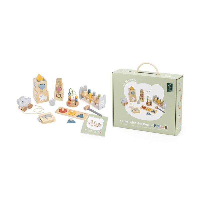 Viga Set Of Wooden Toys For Developing Skills And Movement 12-18 months