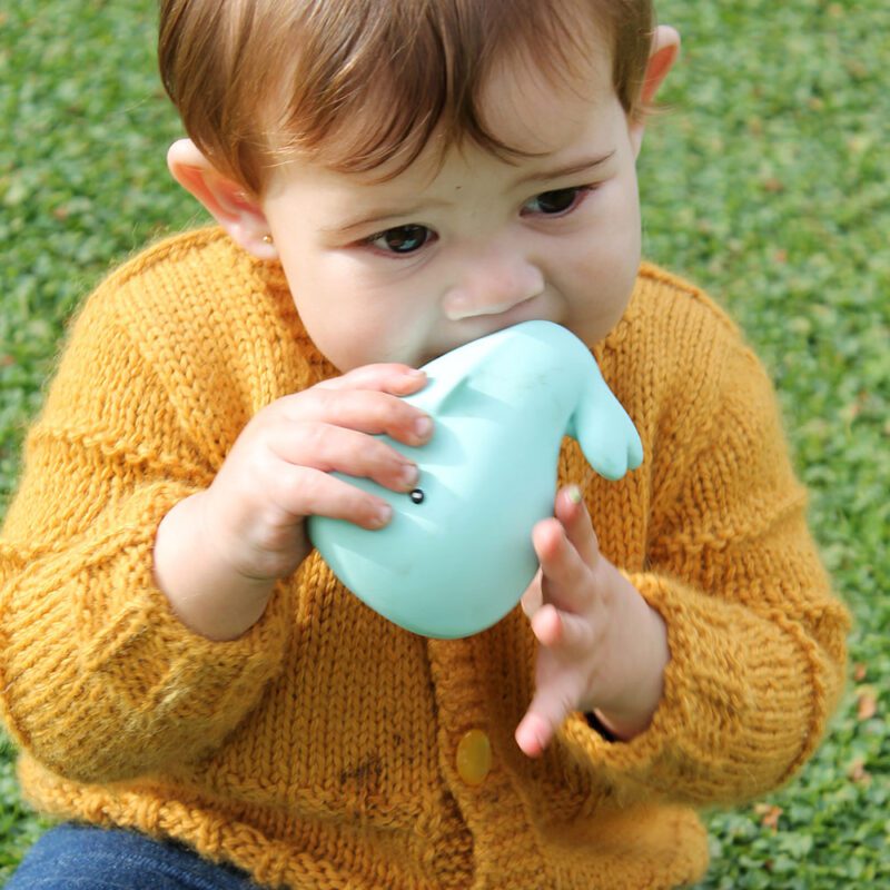 Lanco Natural Rubber Teether-Bath Toy "Whale" - Image 2