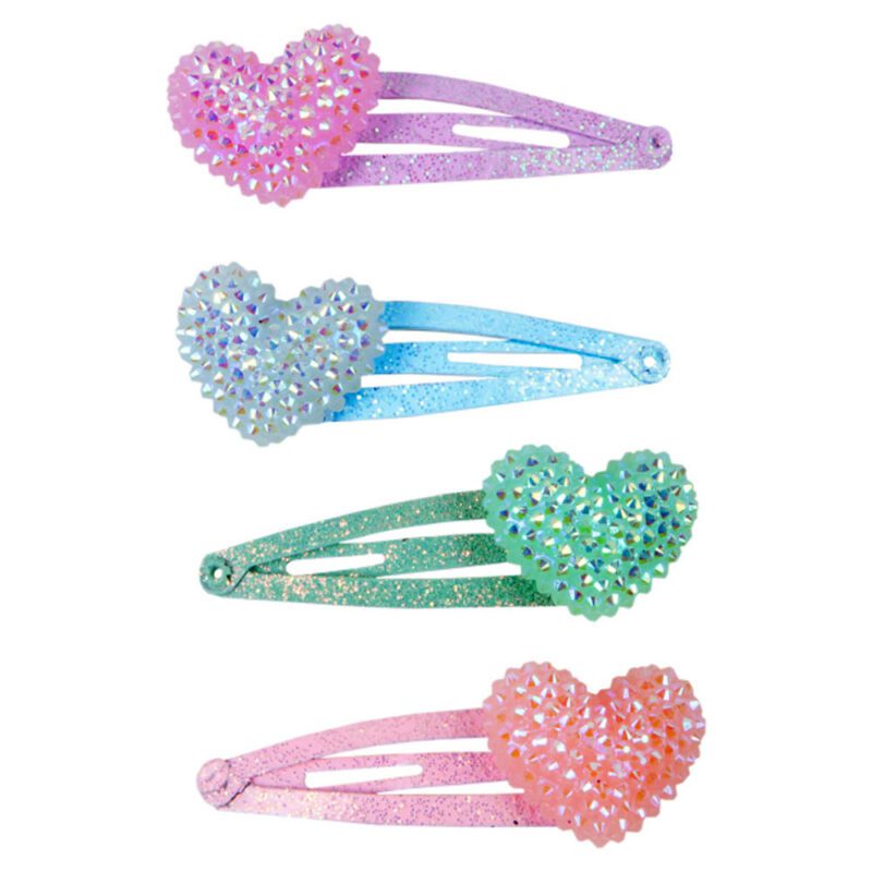 Great Pretenders Heart Hair Clips
