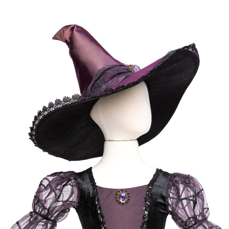 Great Pretenders Purple Witch Hat With Spider - Image 2