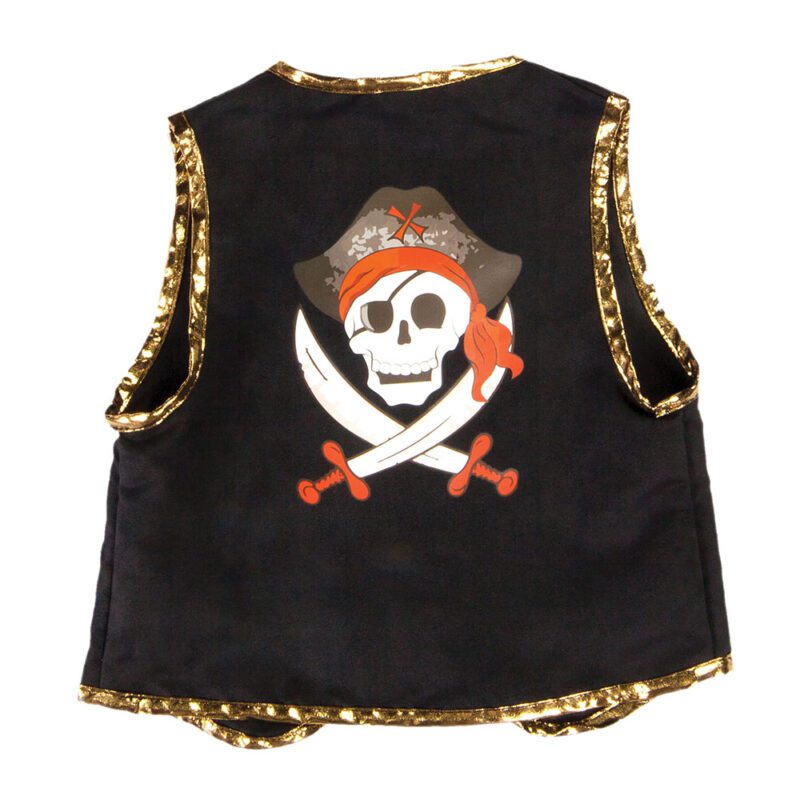 Great Pretenders Pirate Vest and Eyepatch 4-7 Years - Image 3