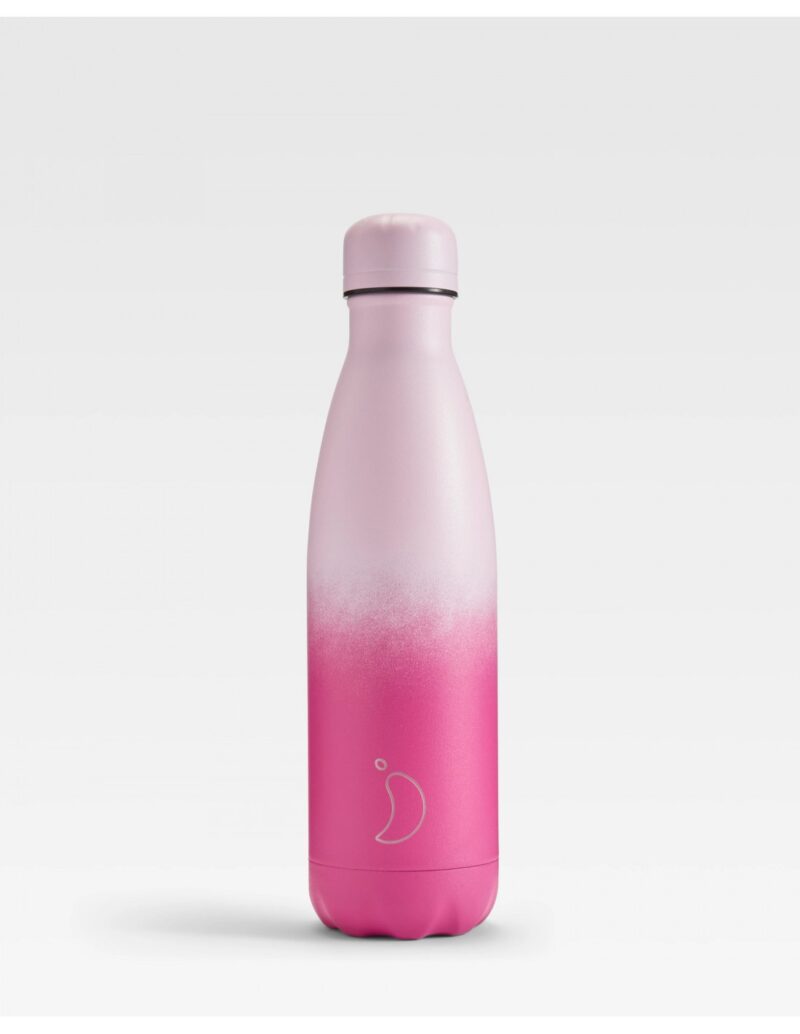 Original Bottle Gradient Rose Blush 500ML By Chilly's