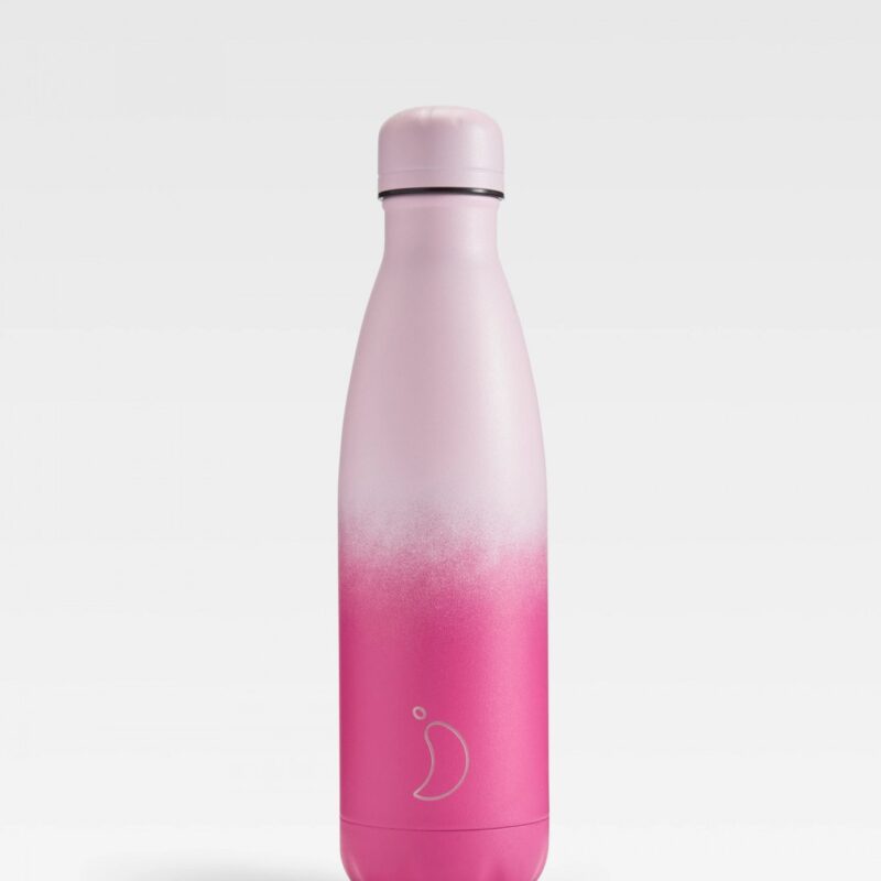 Original Bottle Gradient Rose Blush 500ML By Chilly's