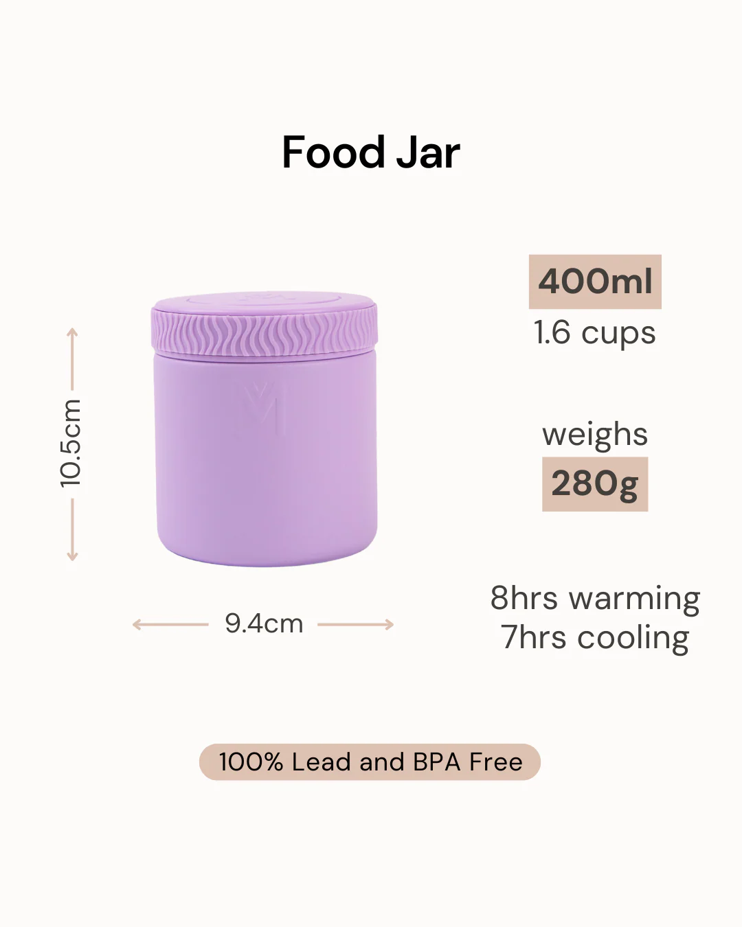 Insulated Food Jar - Coastal By Montiico - Image 2