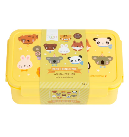 Bento lunch box: Animal friends By A Little Lovely Company