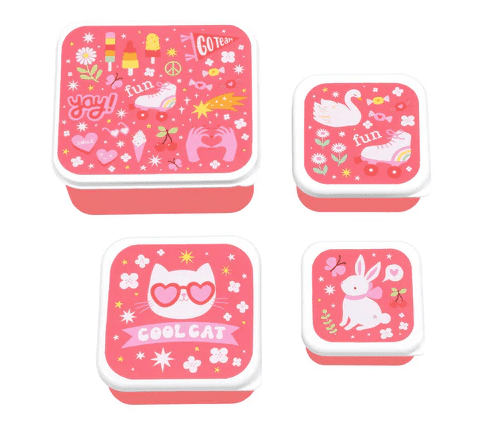 Lunch & Snack Box Set Fun By A Little Lovely Company