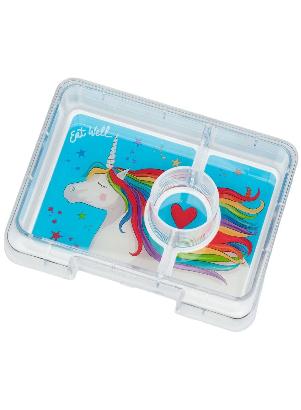 Snack 3 Compartments - Purple Magical Unicorn By Yumbox - Image 3