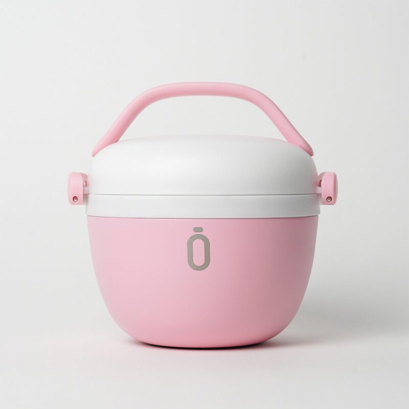 Thermos Food Container With Removable Bowl 560ml - Pink By Runbott