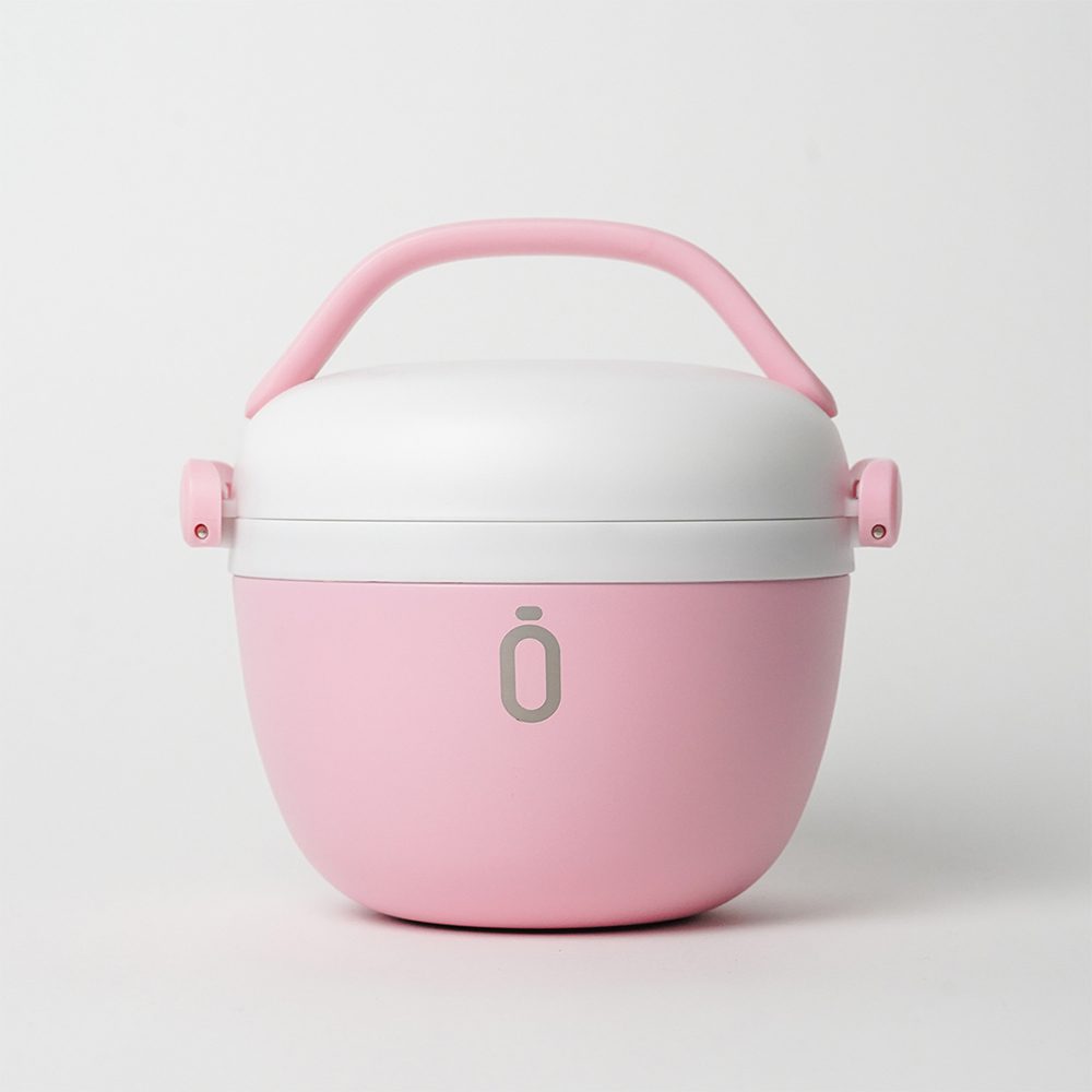 Thermos Food Container With Removable Bowl 560ml - Pink By Runbott