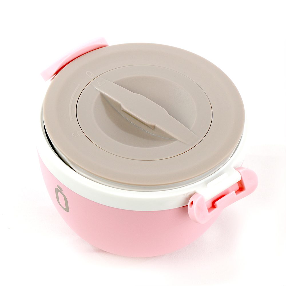Thermos Food Container With Removable Bowl 560ml - Pink By Runbott - Image 2