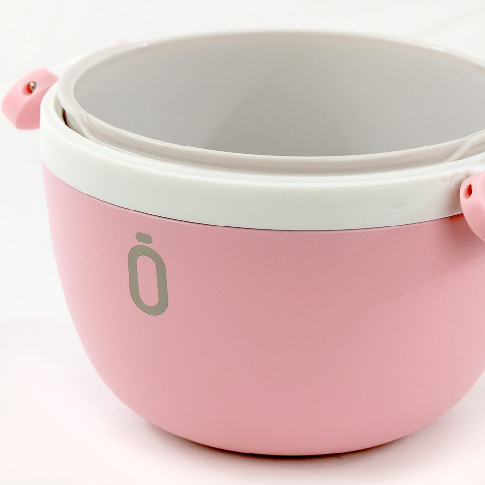 Thermos Food Container With Removable Bowl 560ml - Pink By Runbott - Image 3