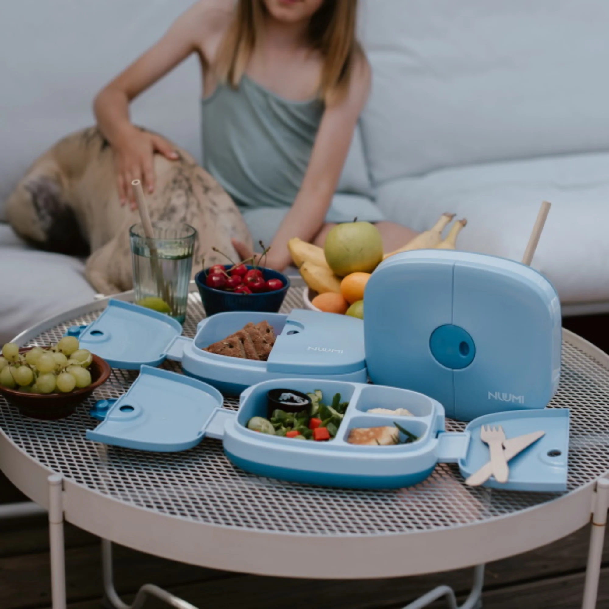 Slim Lunch Box - Blue By NUUMI - Image 4