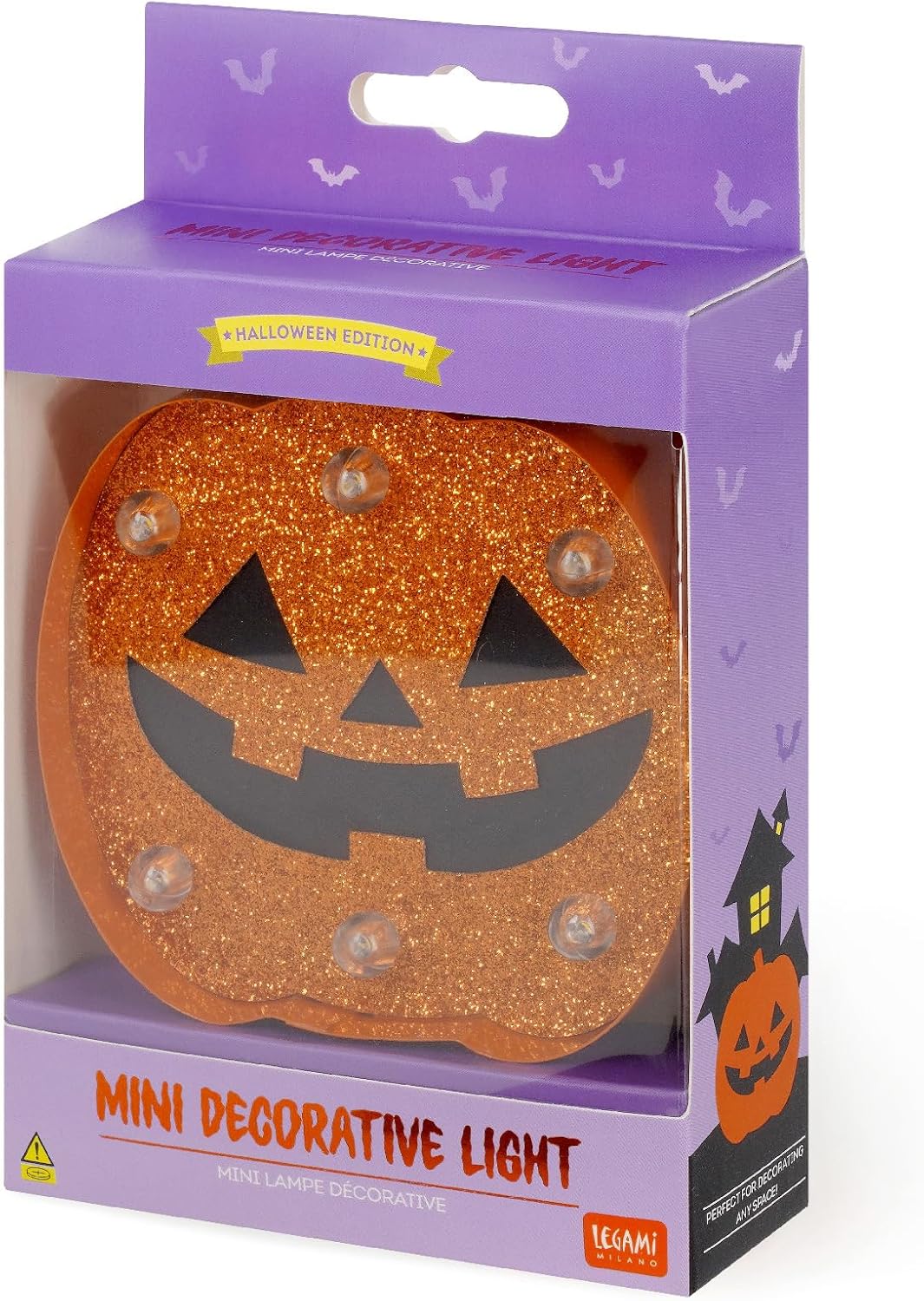 Mini Decorative Light Pumpkin Theme Halloween By Legami