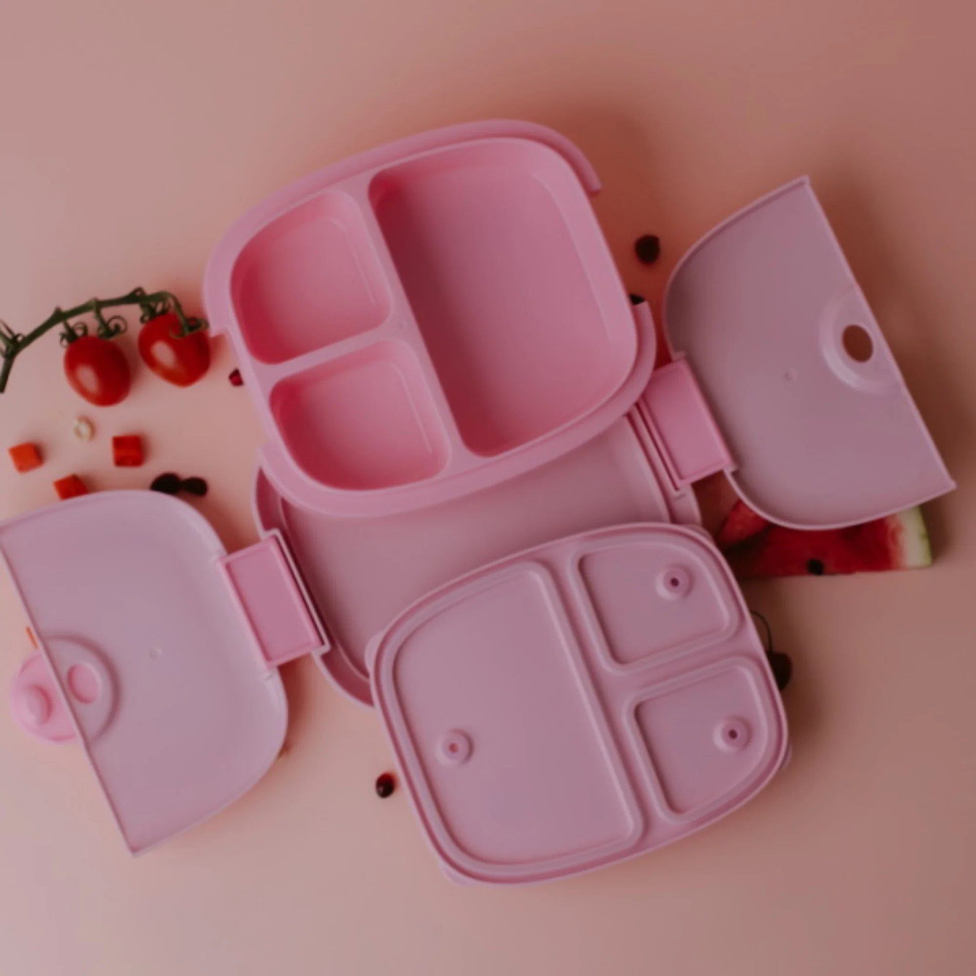 Slim Lunch Box - Pink By NUUMI - Image 2